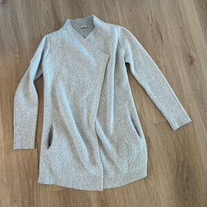 Pimkie Women’s Gray Long Cardigan Sweater Size Small